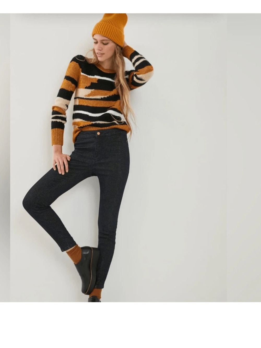 Anthropologie Pilcro Gold Shimmer High-Rise Denim Leggings Jeans Blue